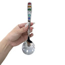 Axyaa Stainless Steel Enamel Spoon Set - Elegant European Tableware for Desserts