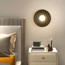 Axyaa Metal Wall Light: Modern Luxury Art Decor Lighting for Living Room