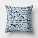 Axyaa Home Decor Square Pillow Cover 45x45cm for Bed Living Room Sofa Hotel Car