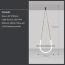 Axyaa LED Line Lamp for Minimalist Living & Dining Spaces