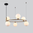 Axyaa Modern Glass Pendant Light for Living Room and Restaurant Chandelier