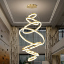 Axyaa Modern Stair Chandelier Pendant Light Indoor Lighting LED Ceiling Lamp