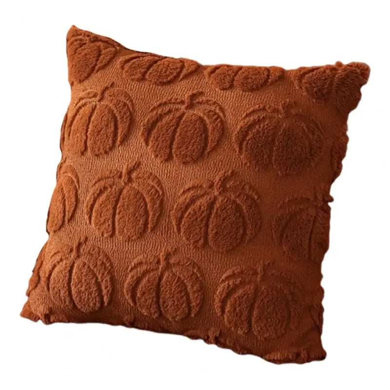 Axyaa Christmas Red 3D Xmas Tree Velvet Pillowcase