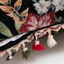 Axyaa Moroccan Flower Tufted Pillow Cover - Elegant Accent for Bedroom or Sofa