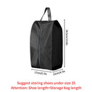 Axyaa Oxford Shoe Storage Bag Waterproof Nylon Zipper Organizer for Men and Women