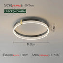 Axyaa Modern Minimalist LED Ceiling Light for Living Room and Bedroom