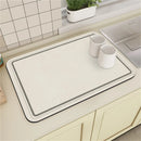 Axyaa Striped Geometry Kitchen Mat Set