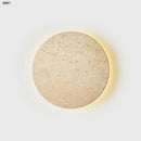 Axyaa Nordic LED Wall Light Yellow Travertine Bedside Sconce Stair Fixture