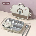 Axyaa Stainless Steel Lunch Box Set with Cutlery & Bowl