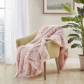 Axyaa Shaggy Heated Throw Blanket - Luxe Faux Fur, Fast Heating, Auto Shut Off, 5 Heat Settings