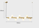 Axyaa Elegant Dining Room Chandelier Pendant Light Fixture Luxury Ceiling Lamp