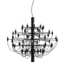 Axyaa Nordic Silver Gold Black LED Chandelier for Living Room Bedroom Decoration
