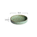 Axyaa Green Ceramic Plates Set for Home & Restaurant Dining