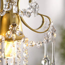 Axyaa Crystal 3-Head Pendant Lamp: Elegant Restaurant & Bar Lighting