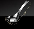 Axyaa Stainless Steel Deepened Soup Spoon - Large Tableware for Home