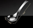 Axyaa Stainless Steel Deepened Soup Spoon - Large Tableware for Home