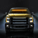 Axyaa Car Strobe Lights 96LED Flashing Windshield Bar in Red Blue Amber White Green