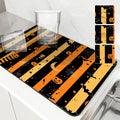 Axyaa Halloween Draining Mat: Absorbent, Antiskid, Quick Dry Kitchen & Bathroom Drain Pad