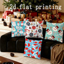 Christmas-themed Pillow Covers by Axyaa - Perfect for Sofa, Bedroom, Car, Rectangular Cushion