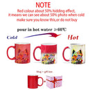 Axyaa Personalized Colour-Changing Magic Mug with Custom Photo
