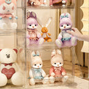 Axyaa Doll Storage Box: Transparent Display Stand for Plush Toys & Cotton Dolls