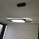 Axyaa Elliptical Pendant Lights: Modern Minimalist Lighting Fixtures for Home and Office