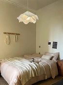 Axyaa Simple Cloth Chandelier: Nordic French Design LED Pendant Light Fixtures