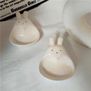 Axyaa Rabbit Ceramic Small Plates - Set of 2