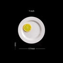 Axyaa Melamine Steak Trays Round Dinner Plates Dining Sets Hotel Househould