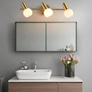 Axyaa Copper Spherical E27 Wall Lamp Indoor Attic Industrial Bedside Decorative Mirror Front Lamp
