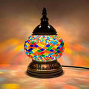 Turkish Mosaic Light Material Package Table Lamp - Axyaa Handmade Glass Gift