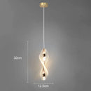 Axyaa Geometric Acrylic Pendant Light for Modern Home Decor and Lighting