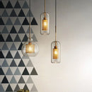 Axyaa Retro Pendant Lamp Mesh Glass Ball Chandelier Home Decor Light
