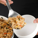 Axyaa Stainless Steel Rice Spoon, Long Handle Japanese Style Utensil