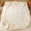 Axyaa Soy Fibre Quilted Mattress Cover in 100% Cotton for Customized Bedding