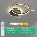 Axyaa Round Circle Ring Chandelier Ceiling Lamp for Home Decor Lighting in Living Bedroom