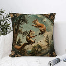 Enchanted Forest Animals Pillow Cover - Axyaa Home Decor