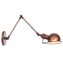 Axyaa Nostalgic Double Arm Wall Lamp for Rustic Decor