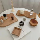 Axyaa Nordic Wooden Tray: Coffee, Wine, Food, Jewelry Organization & Decor
