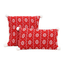 Axyaa Vintage Christmas Knitted Pillow Cover Set