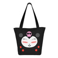 Axyaa Hello Kitty Tote Bag: Cute Kawaii Cartoon Top Handle Zipper Bag for Women