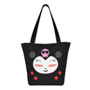 Axyaa Hello Kitty Tote Bag: Cute Kawaii Cartoon Top Handle Zipper Bag for Women