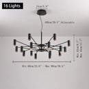 Axyaa Spider Chandelier: Modern Minimalist Nordic Pendant Lights for Home Decor