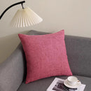 Axyaa Solid Cotton Line Pillow Case Soft Breathable Nordic Decor Pillow Cover