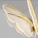 Axyaa Modern Butterfly Chandelier LED Pendant Light for Minimalist Living Room