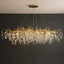 Axyaa Gold Crystal Chandeliers: Luxury Lighting for Living Room, Dining Room, Bedroom.