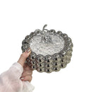 Axya Light Luxury Ceramic Ashtray with Lid for Living Room Decor and Anti Fly Ash