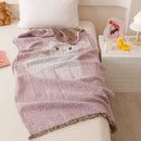 Axyaa Cotton Gauze Bath Towel Shawl & Travel Blanket 80x160cm