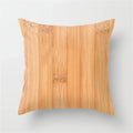 Axyaa Wood Texture Marble Pillowcases - Geometric Cushions Case for Home Decor