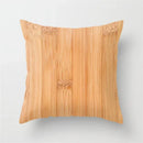 Axyaa Wood Texture Marble Pillowcases - Geometric Cushions Case for Home Decor